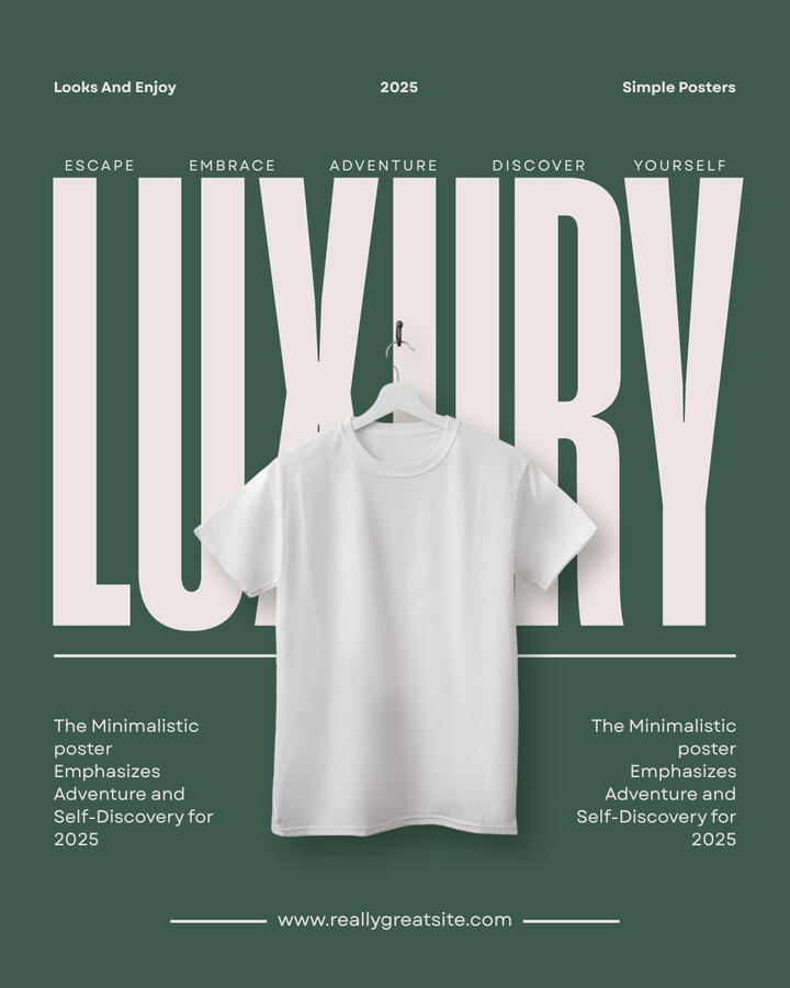 Minimalistic Instagram post